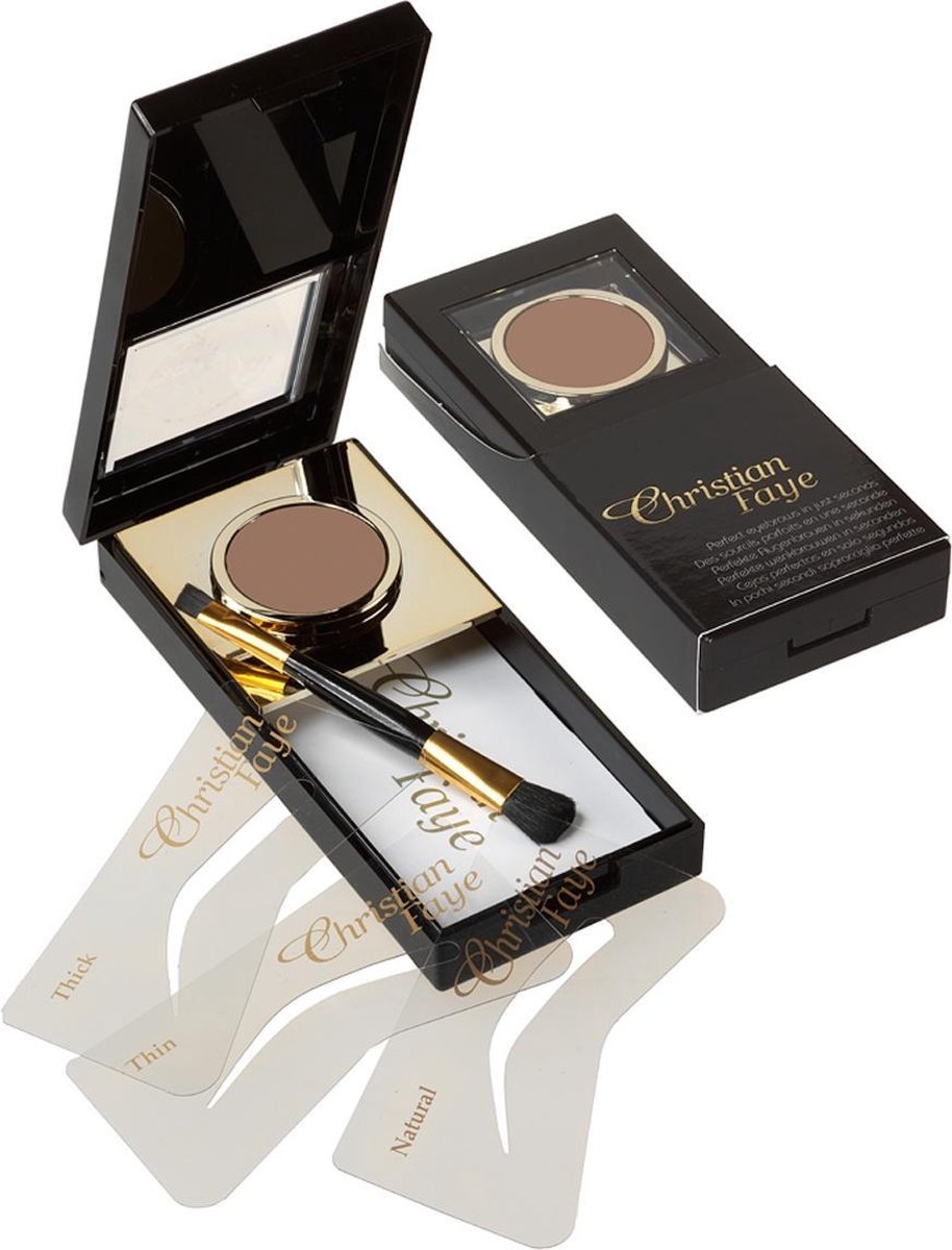 Christian Faye Irid Brown Eyebrow Powder Wenkbrauwpoeder 3g - Bruin
