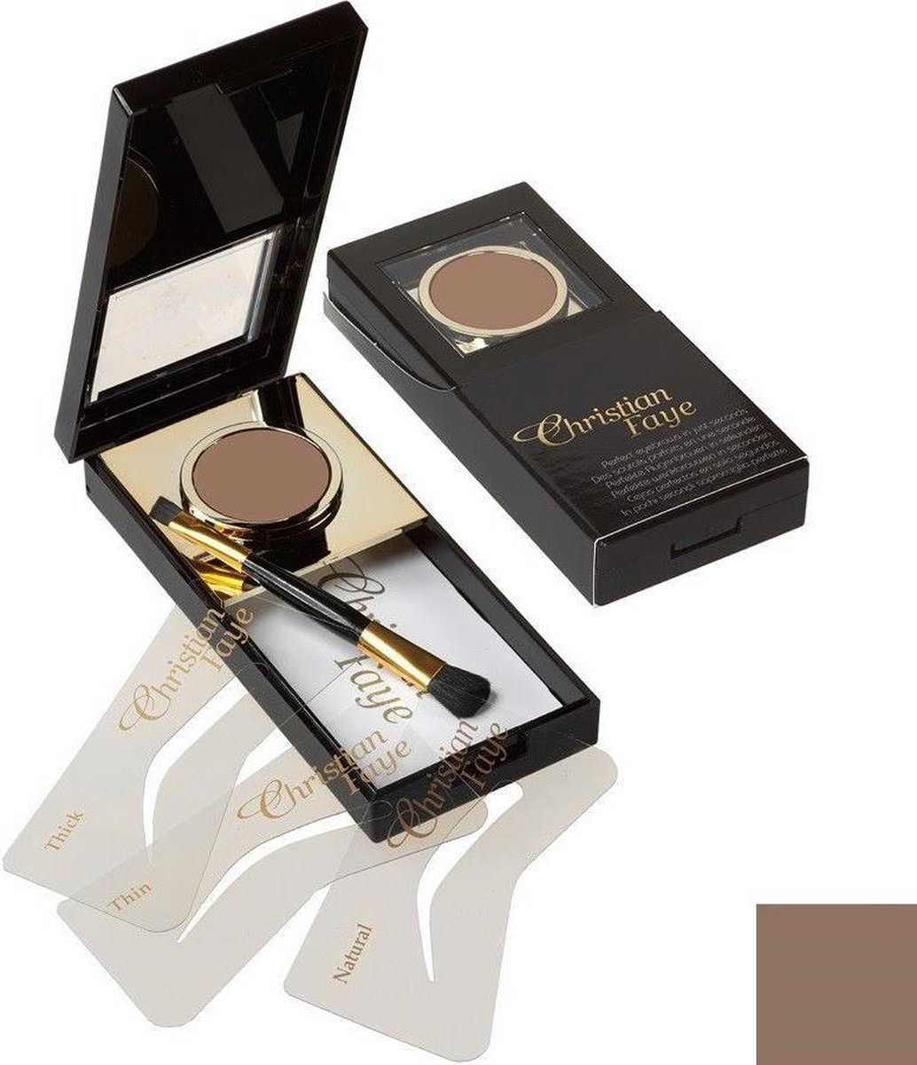 Christian Faye Irid Brown Eyebrow Powder Wenkbrauwpoeder 3g - Bruin