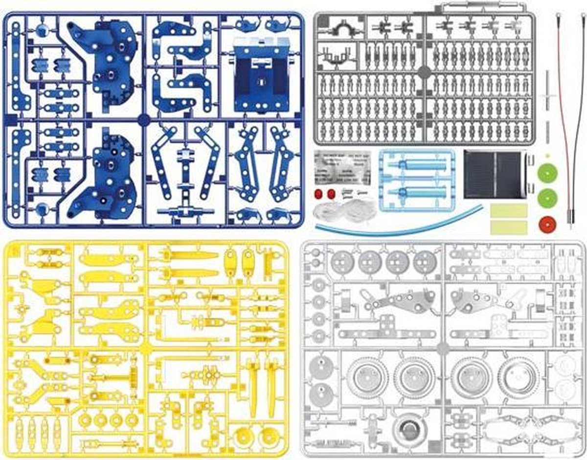 Velleman KSR 17 12-in-1 Robot kit bouwpakket op zonne energie