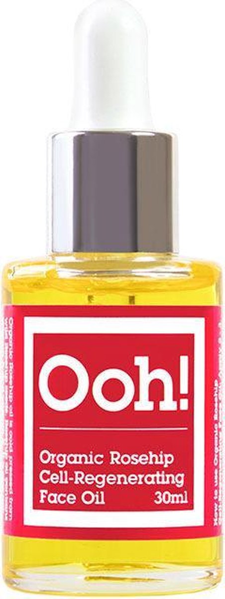 Ooh! Oils of Heaven Organic Rosehip 100%nbottleolie Gezichtsolie 30ml - Roze