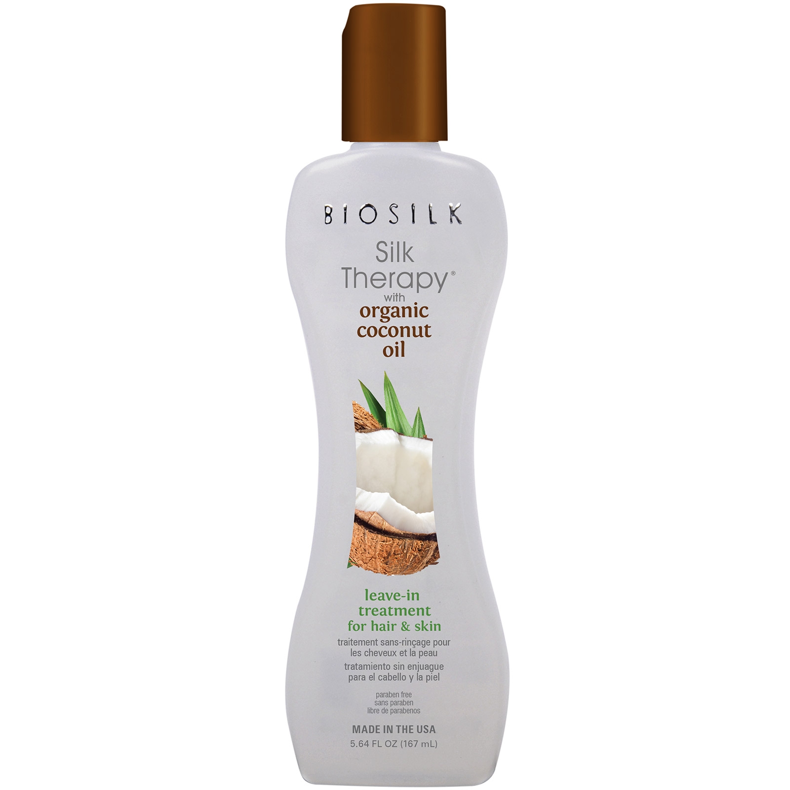 Biosilk with Coconut Oil Leave-in Verzorging 167ml