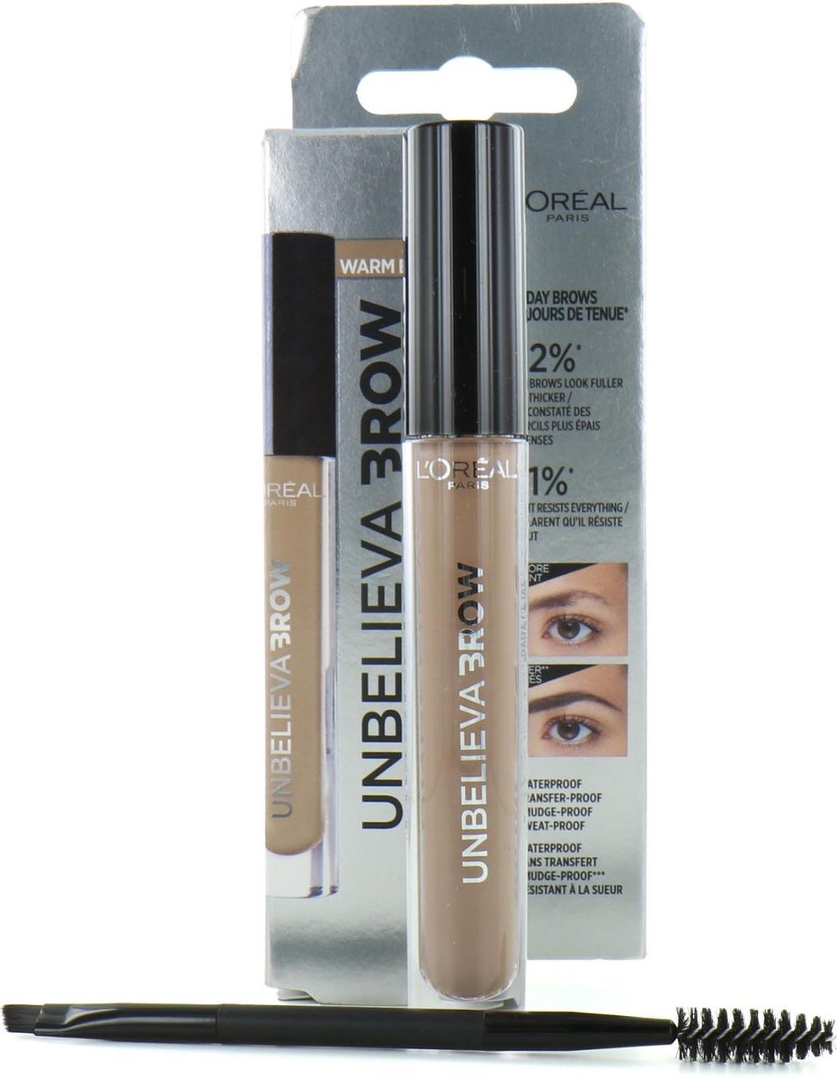 L´Oréal Paris 103 Warm Blonde Unbelieva'Brow Wenkbrauwgel 7ml - Marrón