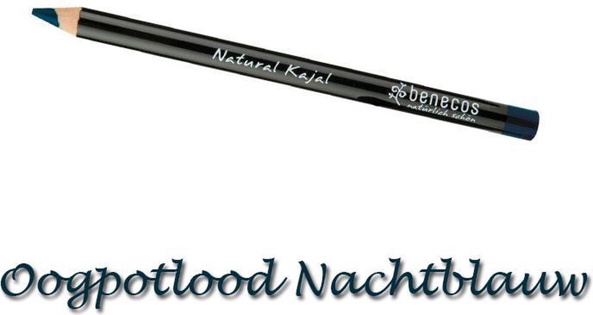 Benecos Nachtblauw Natural Kajal Oogpotlood 4g - Zwart
