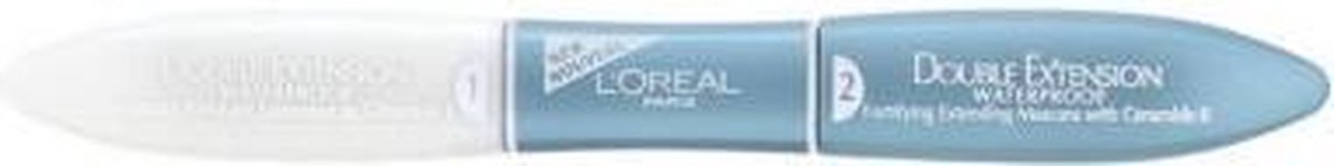 L´Oréal Paris Black Double Extension Waterproof Mascara 12ml - Zwart