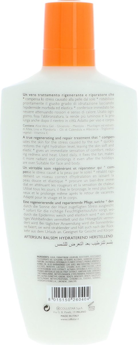 Collistar After Sun Moisturising Balm After Sun Crème 400ml