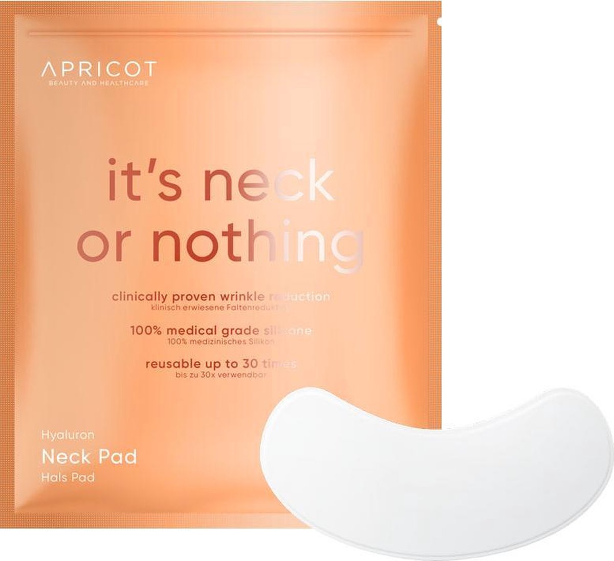 Apricot Beauty Hals Pad met Hyaluronzuur It's Neck or Nothing Masker