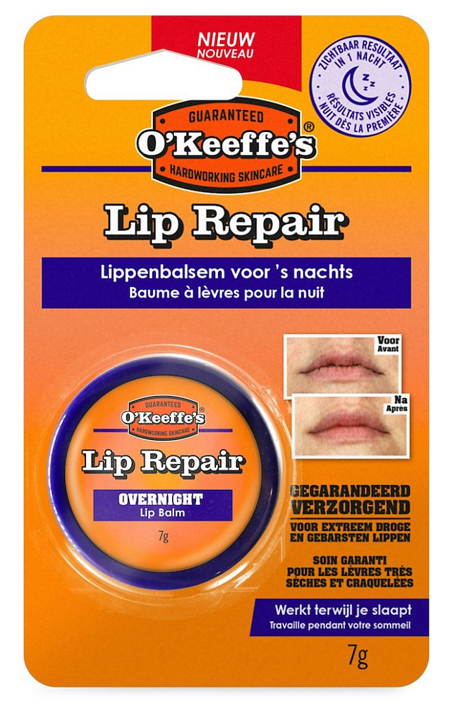 O'Keeffe's Lip Repair Overnight Lippenbalsem 7g