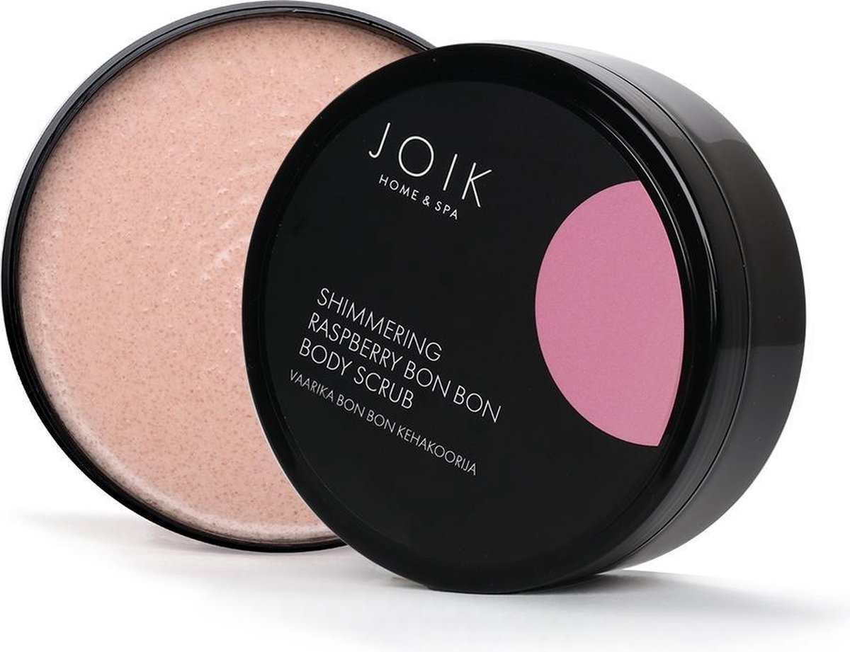 Joik Shimmering Raspberry Sugar & Pink Clay Bodyscrub 200ml