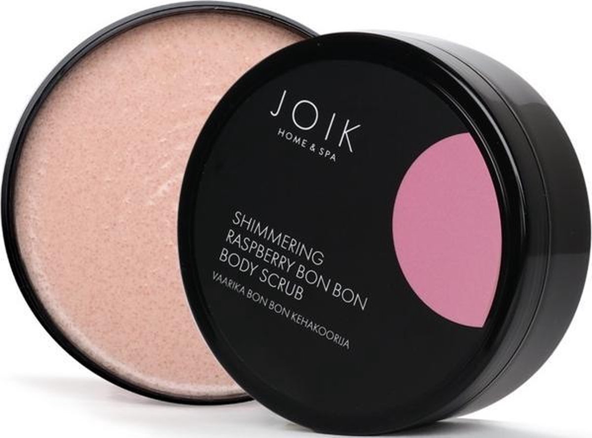 Joik Shimmering Raspberry Sugar & Pink Clay Bodyscrub 200ml