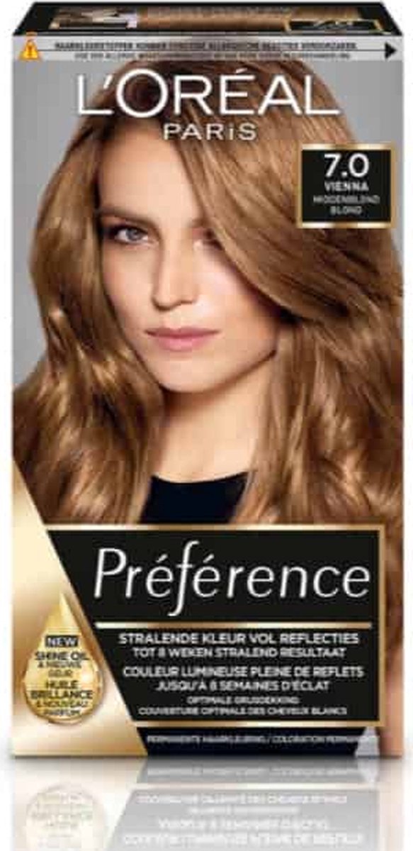 L'Oreal Paris L´Oréal Paris 7. Vienne Middenblond Preference Haarkleuring
