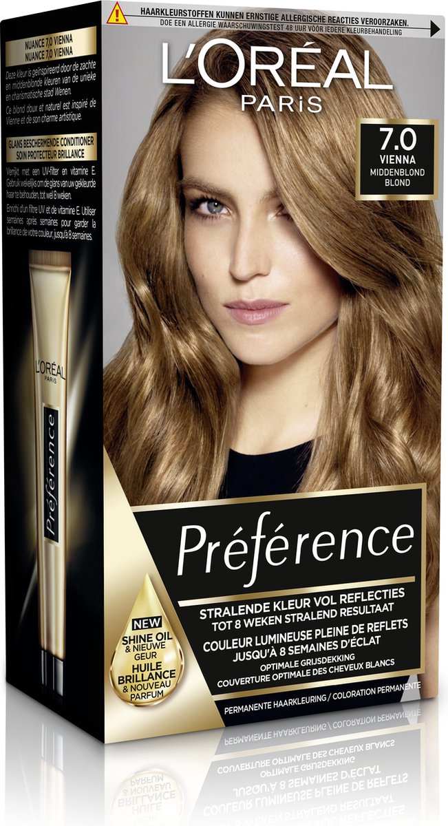 L'Oreal Paris L´Oréal Paris 7. Vienne Middenblond Preference Haarkleuring