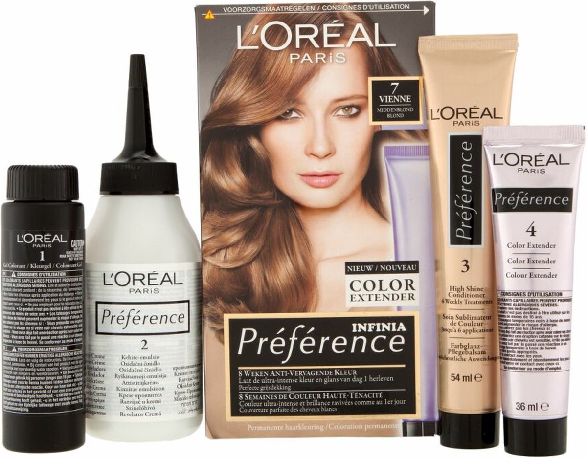 L'Oreal Paris L´Oréal Paris 7. Vienne Middenblond Preference Haarkleuring