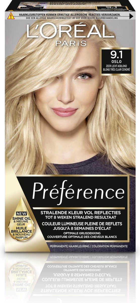 L'Oreal Paris L´Oréal Paris 9.1 Oslo Preference Haarkleuring