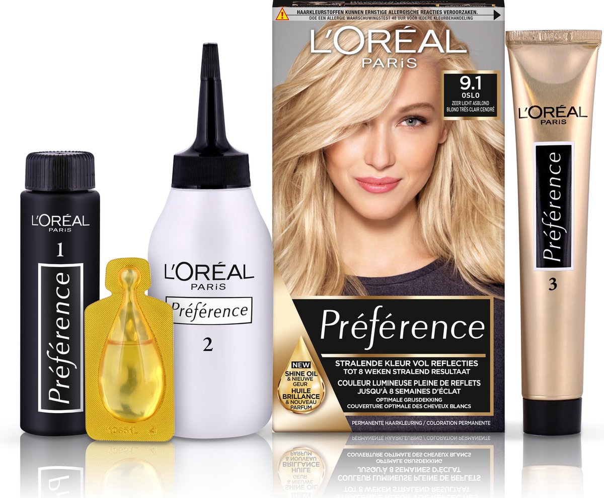 L'Oreal Paris L´Oréal Paris 9.1 Oslo Preference Haarkleuring