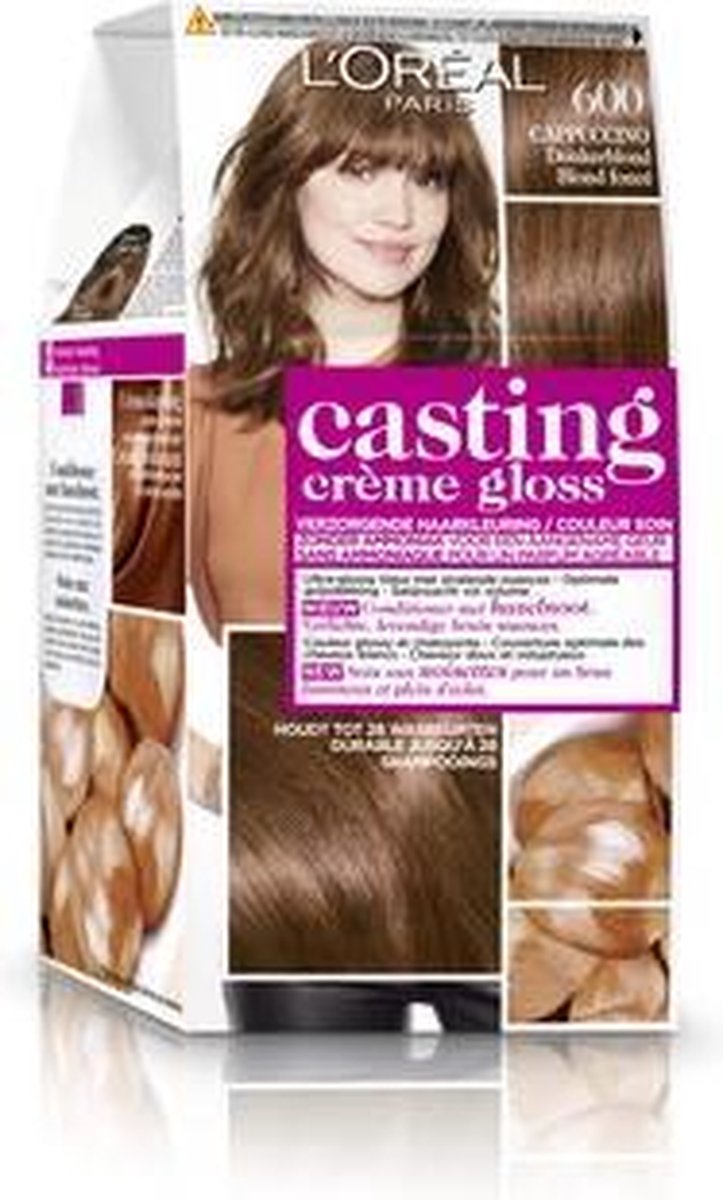 L'Oreal Paris L´Oréal Paris 600. Cappuccino Casting Crème Gloss Haarkleuring - Bruin