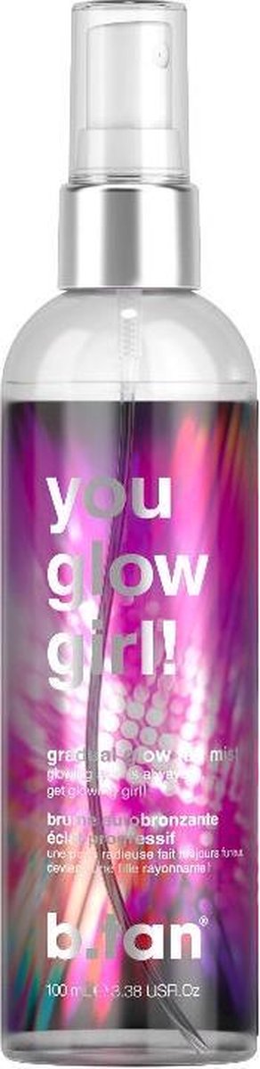 B.Tan You Glow Girl Face & Body Mist Zelfbruinende Spray 100ml