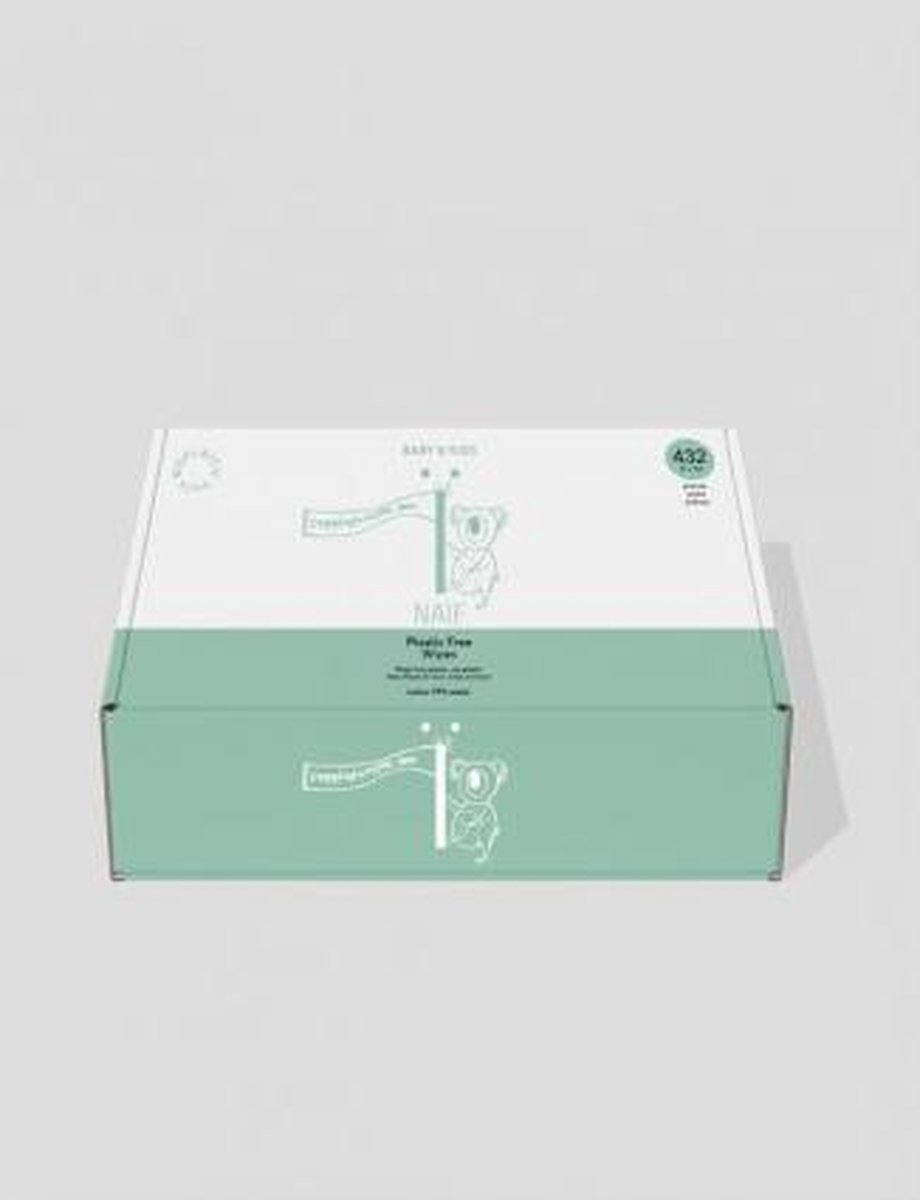Naif One pack Plasticvrije billendoekjes Babyverzorging