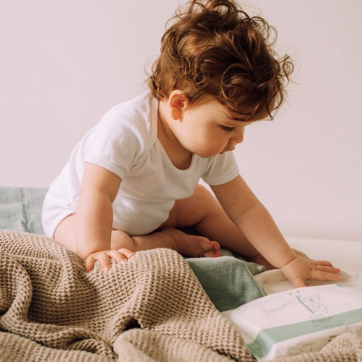 Naif One pack Plasticvrije billendoekjes Babyverzorging