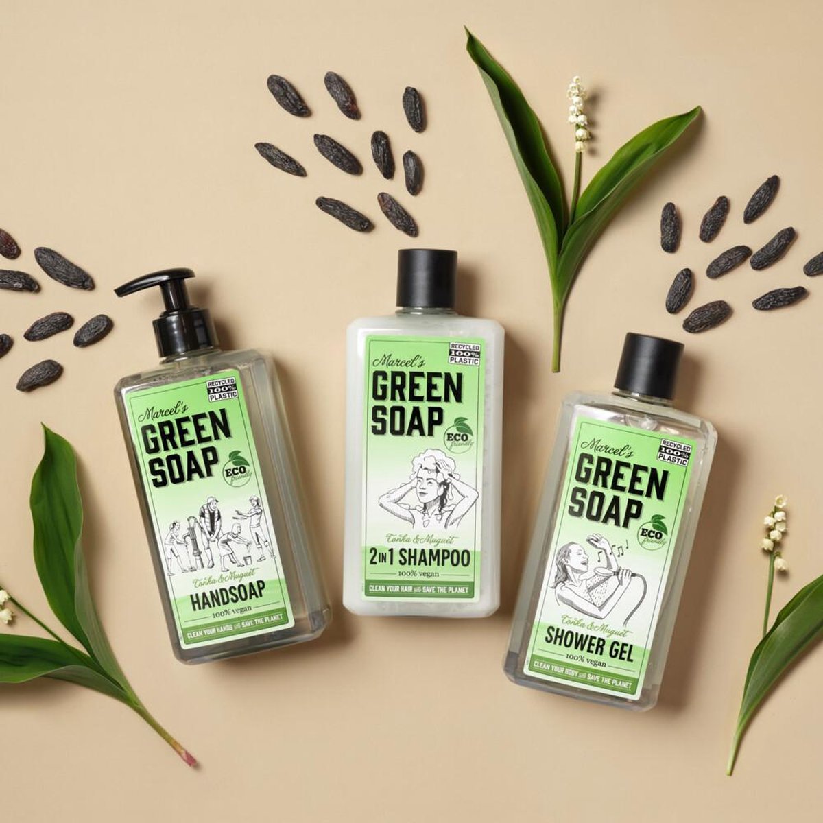 Marcels Green Soap Marcel's Green Soap Tonka & Muguet Handzeep 500ml
