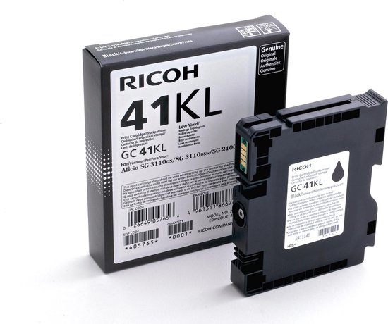 Ricoh 405765 inktcartridge Origineel 1 stuk(s) - Zwart