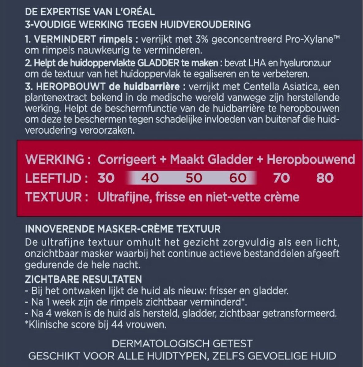 L'Oreal Paris L´Oréal Paris Laser Nachtverzorging 50ml