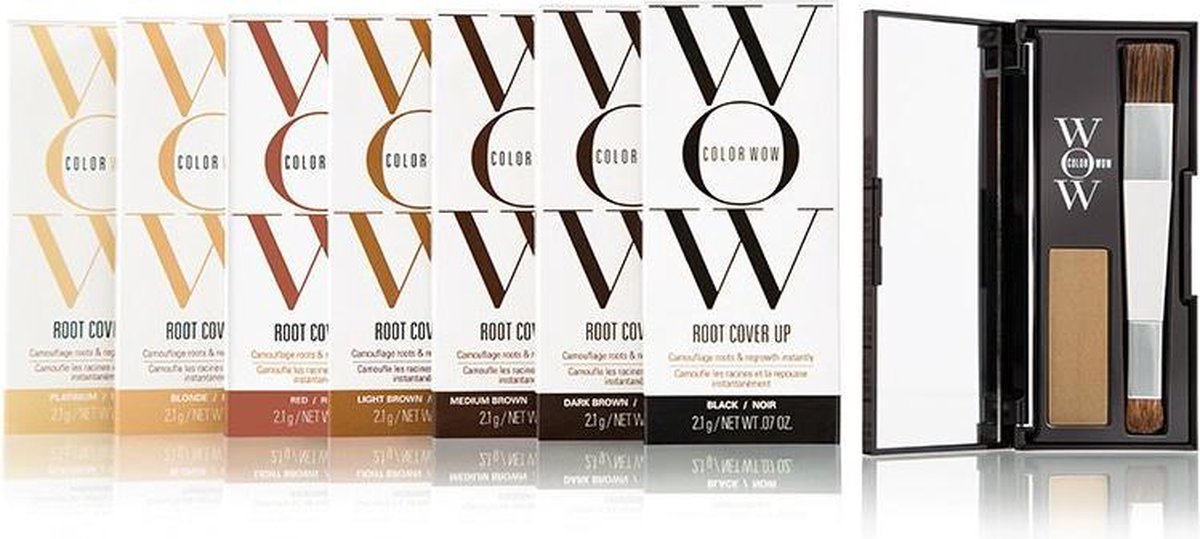 Color Wow Dark Brown Root Cover Up Haarkleuring 2.1 g - Zwart