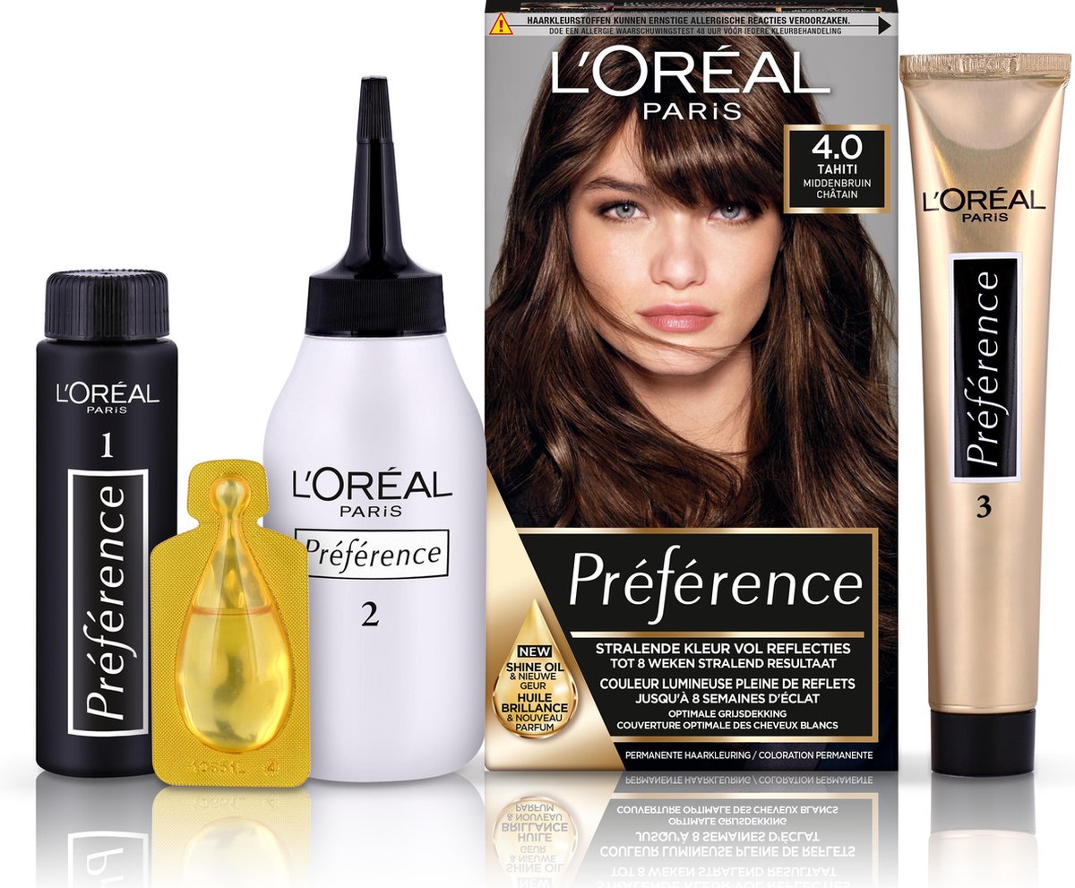 L'Oreal Paris L´Oréal Paris 4. Tahiti Preference Haarkleuring - Zwart