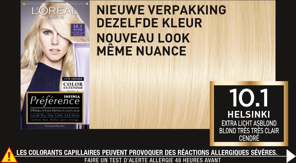 L'Oreal Paris L´Oréal Paris 10.1 Helsinki Preference Haarkleuring