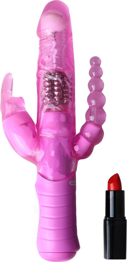 Seven Creations Rabbit dual vibrator - Roze