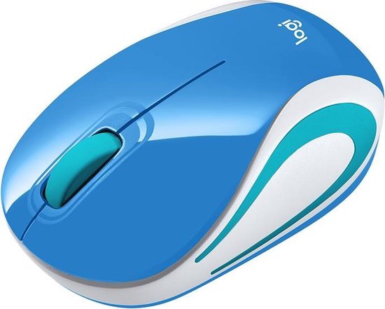 Logitech M187 - Draadloze Mini Muis - - Blauw