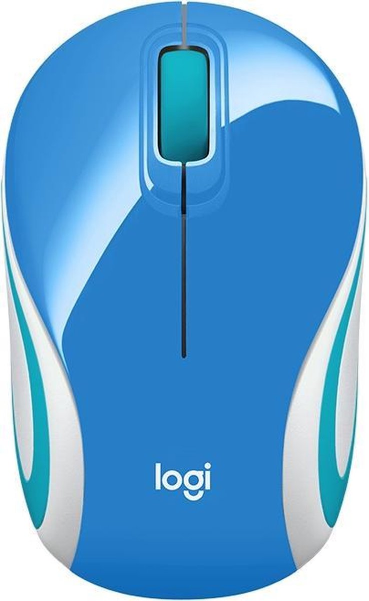 Logitech M187 - Draadloze Mini Muis - - Blauw