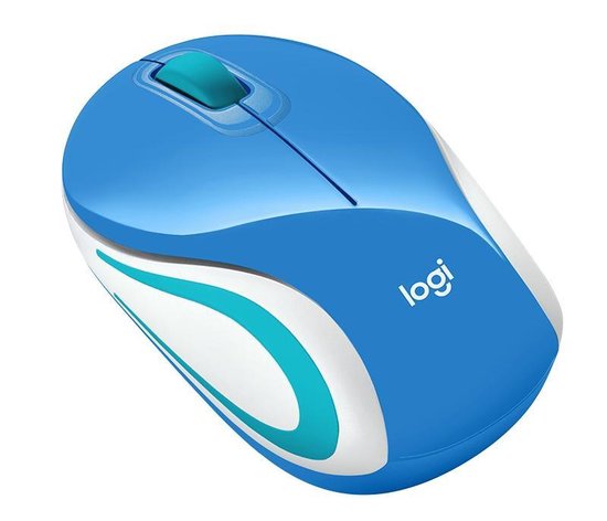 Logitech M187 - Draadloze Mini Muis - - Blauw