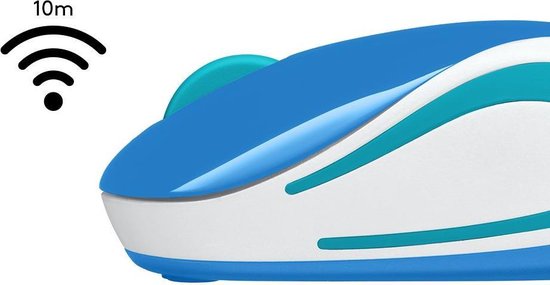 Logitech M187 - Draadloze Mini Muis - - Blauw