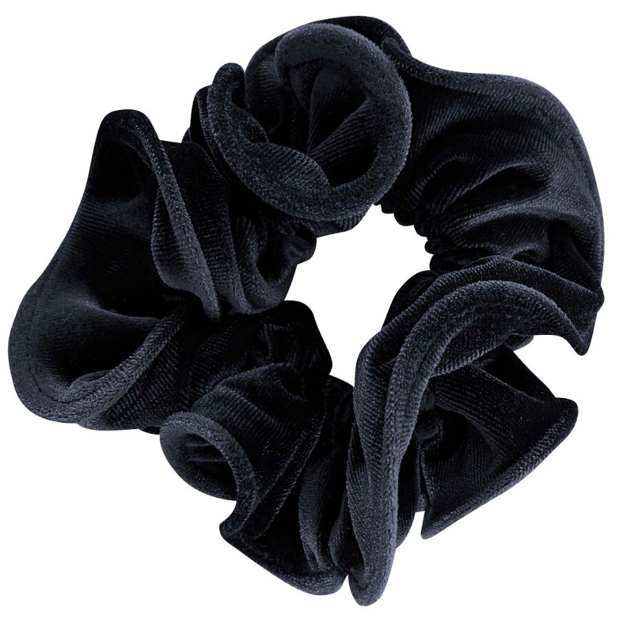 Oakland Scrunchy Velvet Gray Haarelastiek
