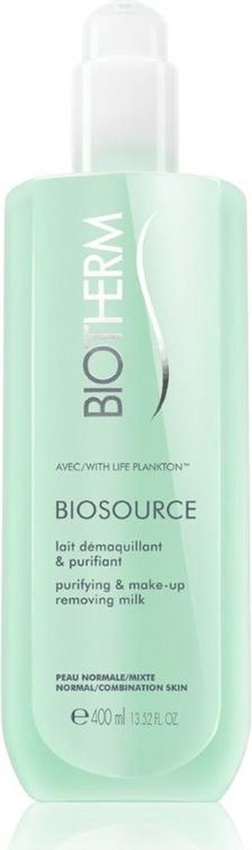 Biotherm Biosource Purifying & Make-Up Removing Milk Reinigingsmelk 400ml