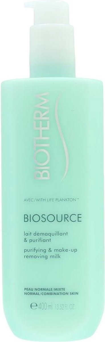 Biotherm Biosource Purifying & Make-Up Removing Milk Reinigingsmelk 400ml