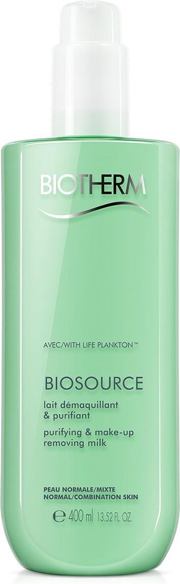 Biotherm Biosource Purifying & Make-Up Removing Milk Reinigingsmelk 400ml