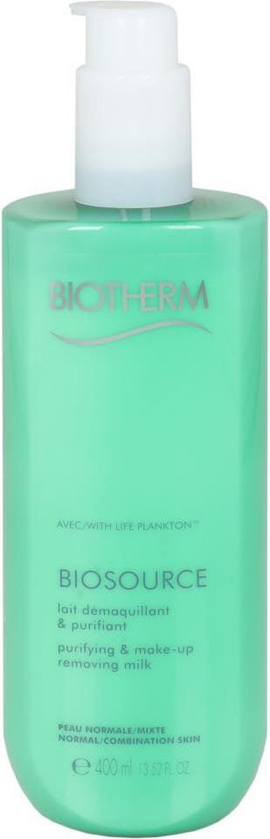 Biotherm Biosource Purifying & Make-Up Removing Milk Reinigingsmelk 400ml