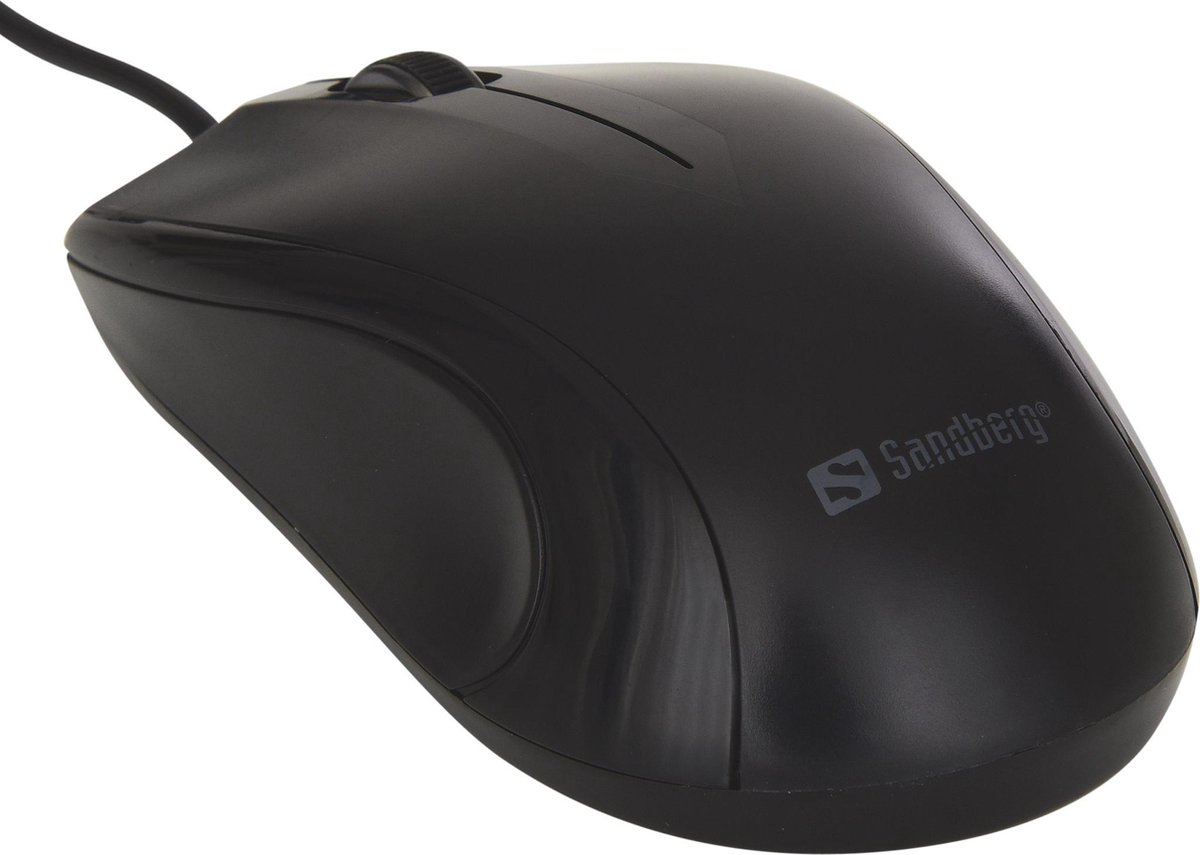 Sandberg USB Mouse muis - Zwart