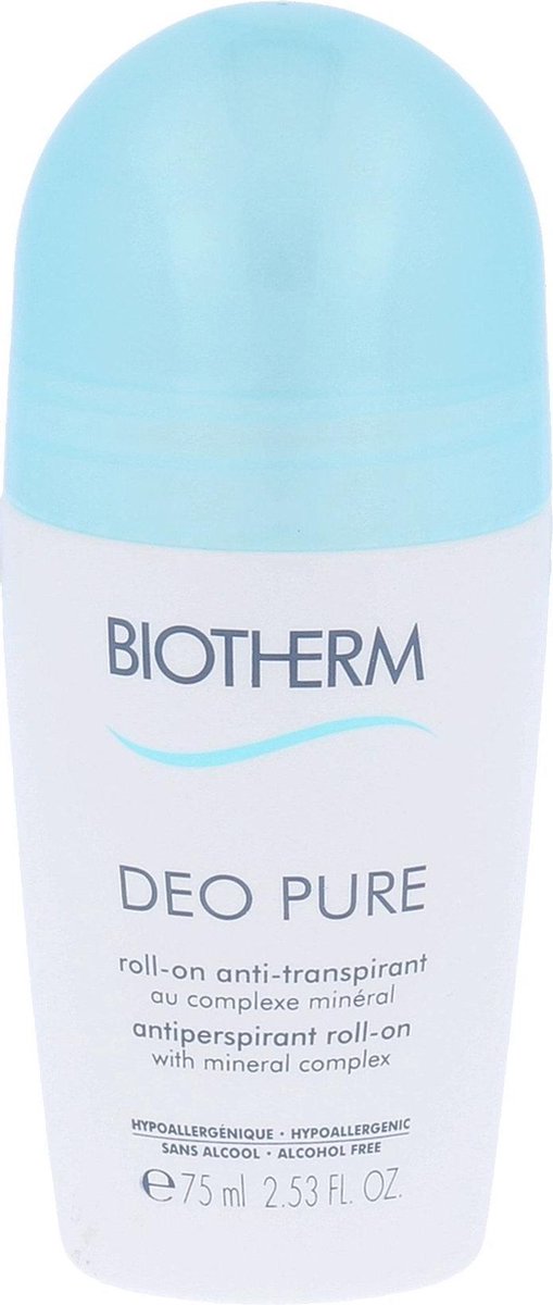 Biotherm Pure Roll-On Anti-Transpirant Deodorant 75ml