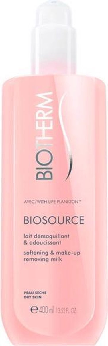 Biotherm Biosource Softening & Make-up Removing Milk Reinigingsmelk 400ml