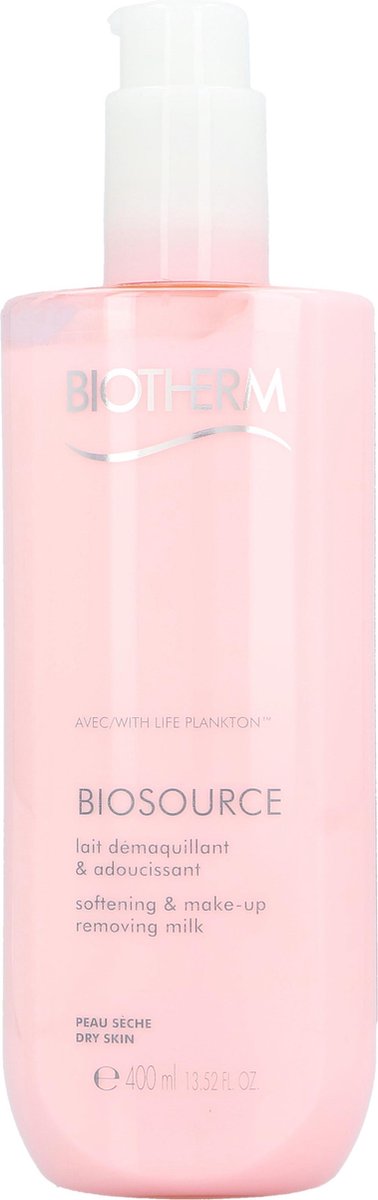 Biotherm Biosource Softening & Make-up Removing Milk Reinigingsmelk 400ml