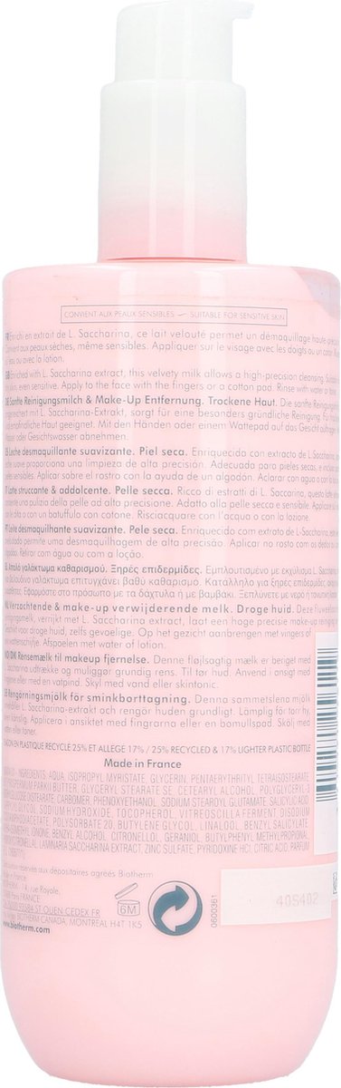 Biotherm Biosource Softening & Make-up Removing Milk Reinigingsmelk 400ml