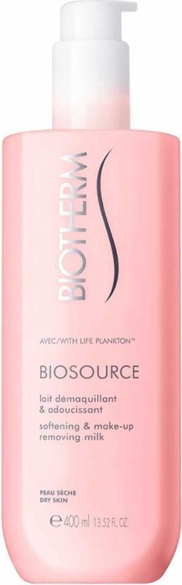 Biotherm Biosource Softening & Make-up Removing Milk Reinigingsmelk 400ml