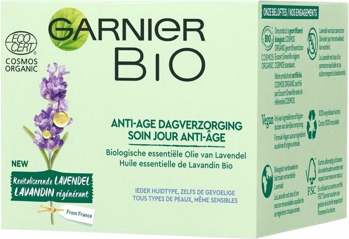 Garnier Dagverzorging met Revitaliserende Lavendel Gezichtscrème 50ml