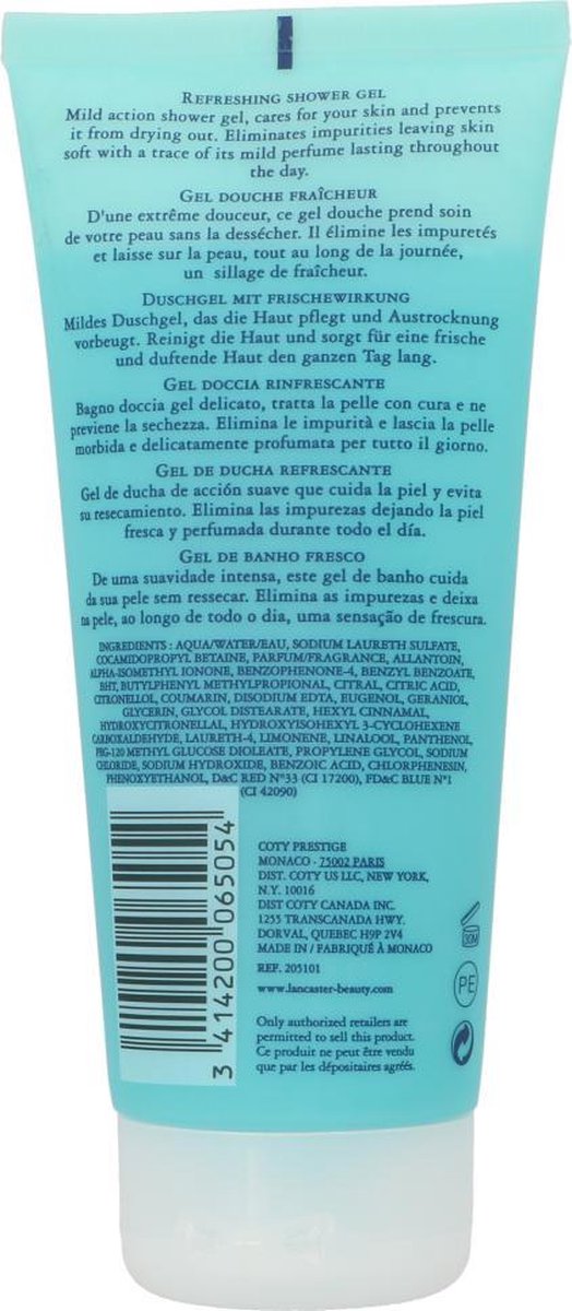 Lancaster Eau de Showergel 200ml Lancaster Eau de Showergel 200ml