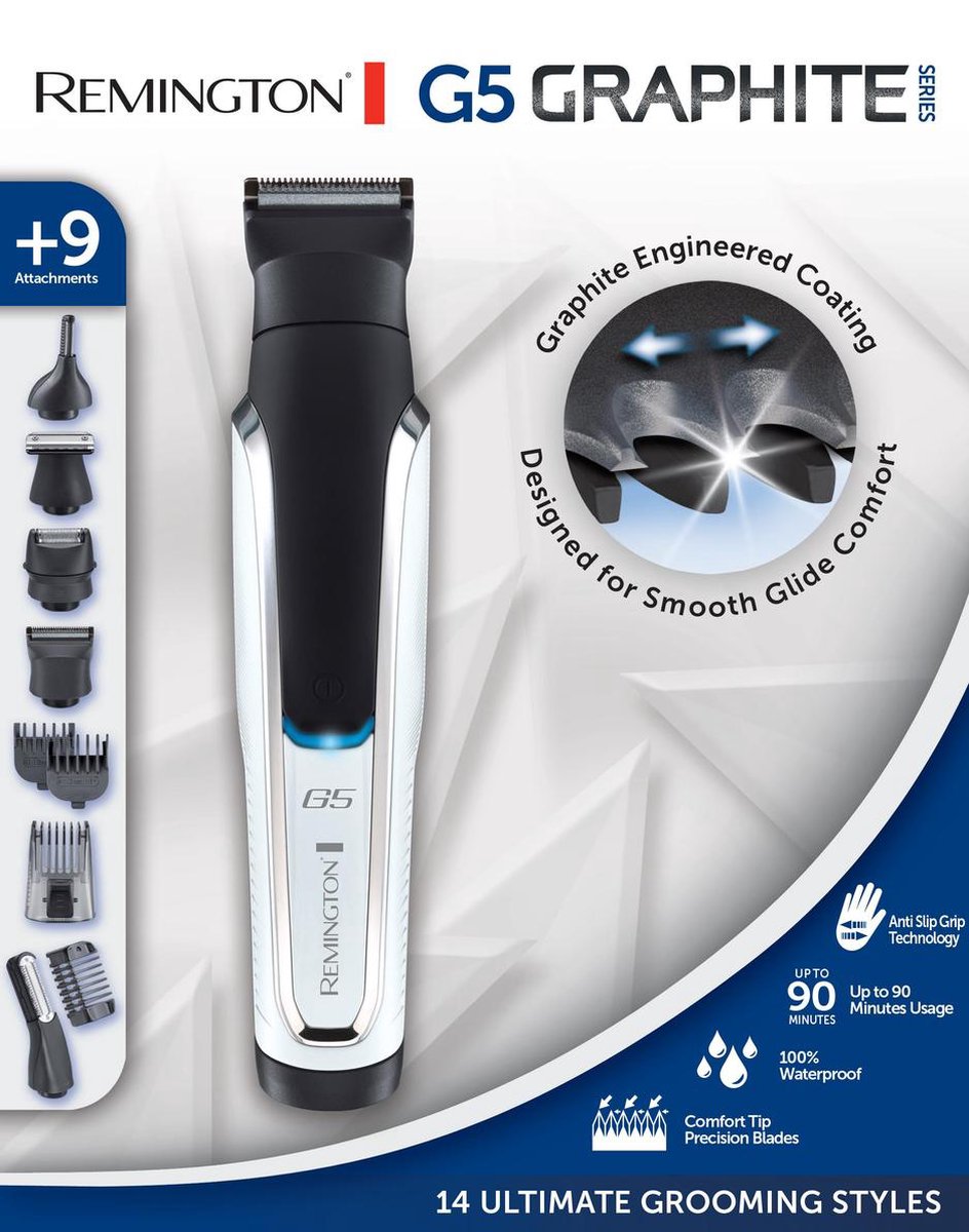 Remington PG5000 Graphite Series G5 - Zwart