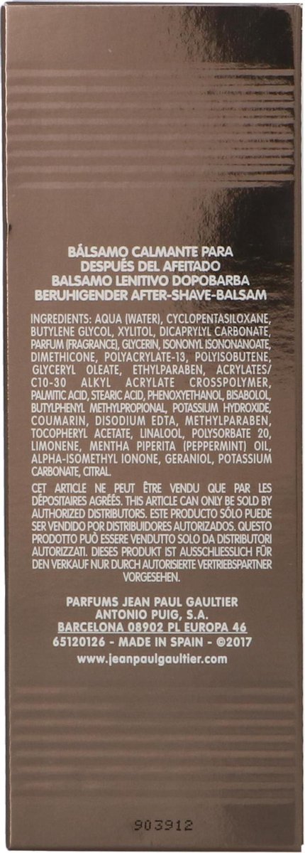 Jean Paul Gaultier Le Male Aftershave balsem 100ml