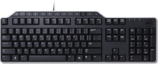Dell KB522 toetsenbord USB QWERTY US International - Zwart