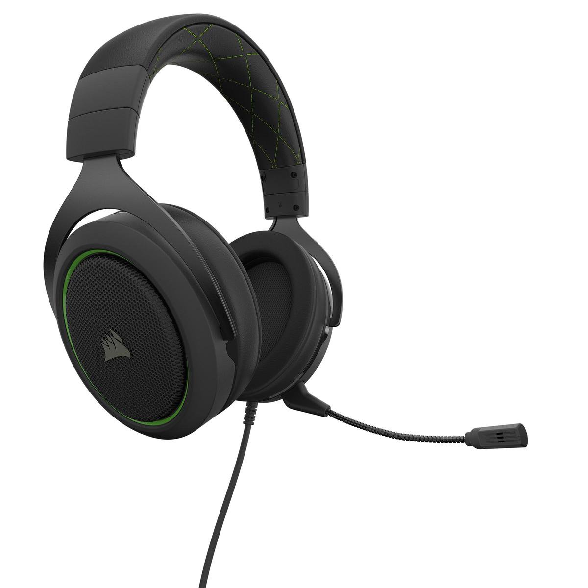 Corsair HS50 Pro Stereo Gaming Headset - Zwart/ - Groen
